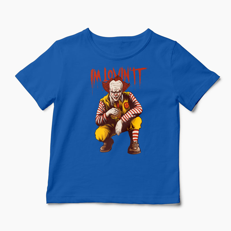 Tricou I'm Lovin' IT - Copii-Albastru Regal